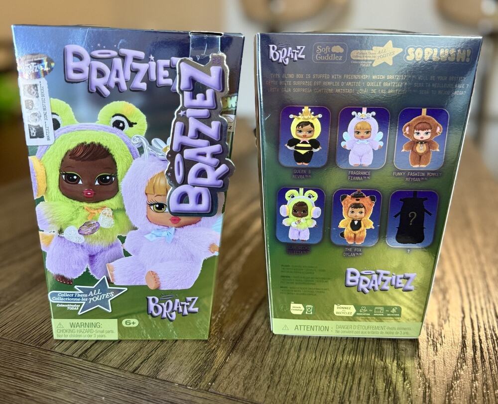 Bratz Bratziez Iconz Bestiez Plush Doll Blind Box Charm Clip Accessory New 2026